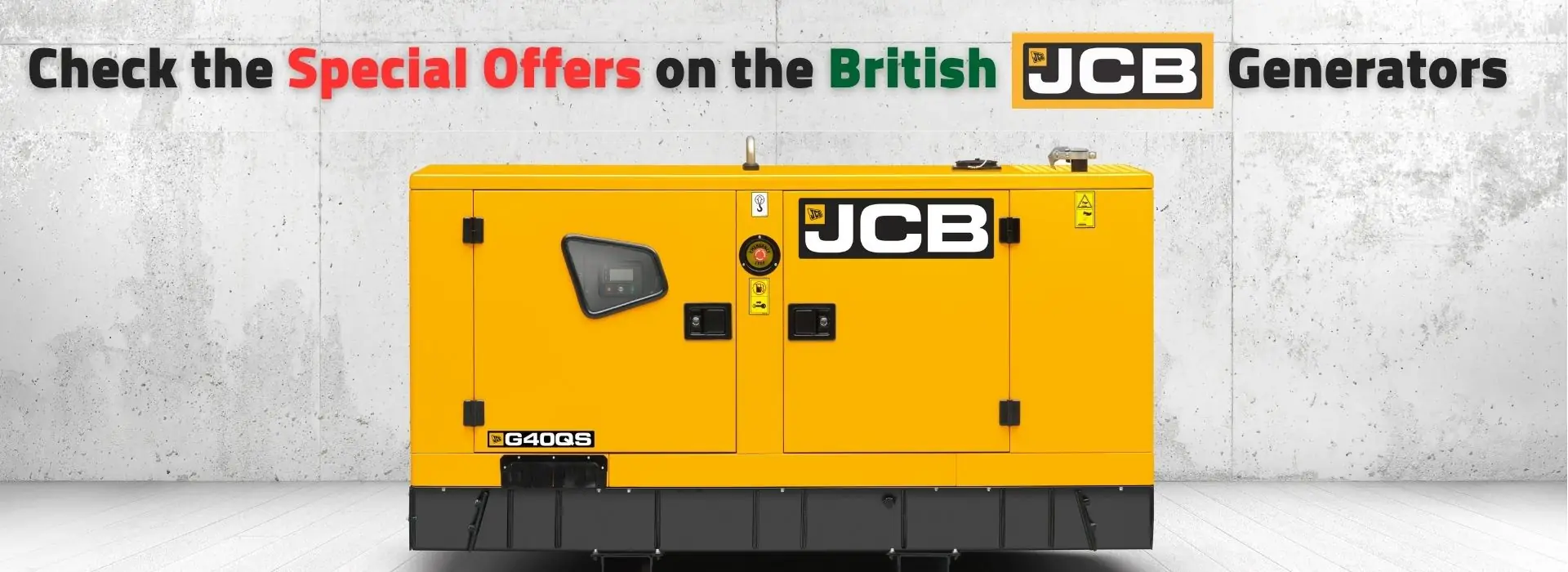 Special Offers on JCB Generators